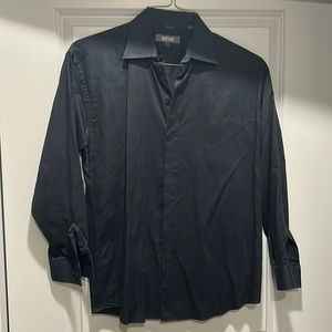 Kenneth Cole 15.5 Black Pin Stripe - personal fav